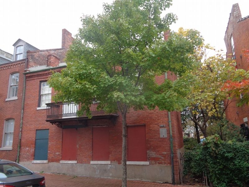 Becker House and Marker image. Click for full size.
