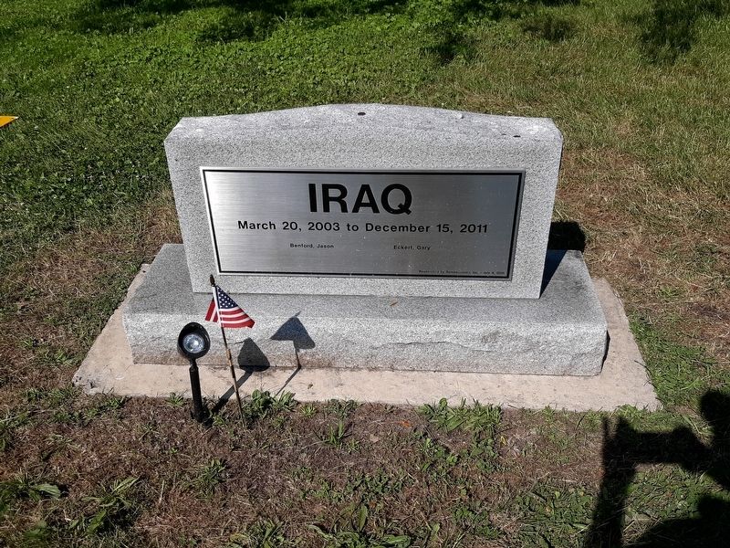 Lucas County Iraq Veterans Memorial. Click for full size. Lucas County Iraq Veterans Memorial image. Click for full size.