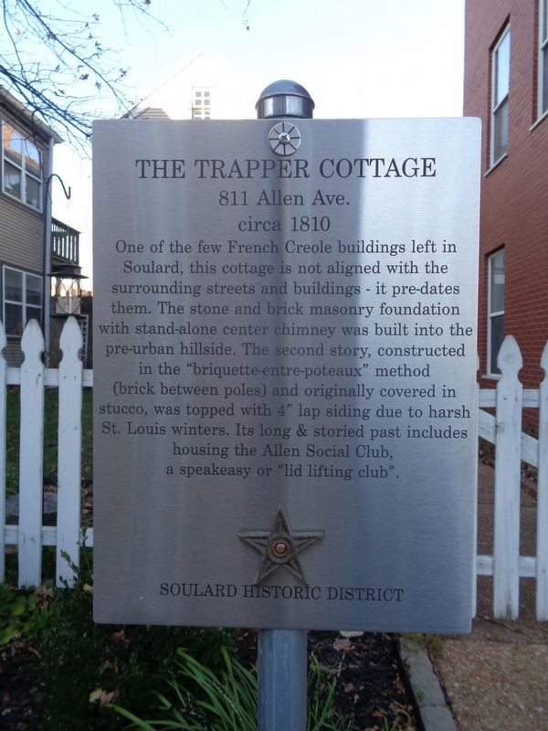 The Trapper Cottage Marker image. Click for full size.