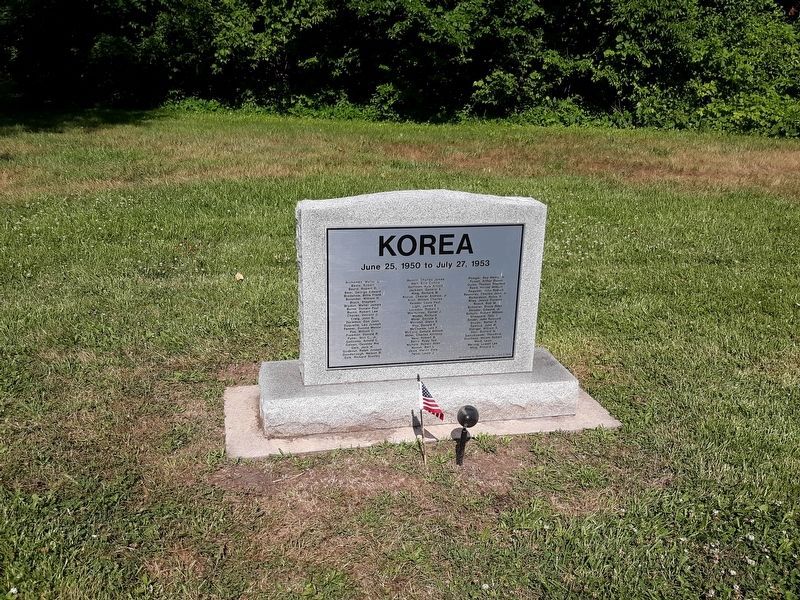 Lucas County Korea Veterans Memorial. Click for full size. Lucas County Korea Veterans Memorial image. Click for full size.