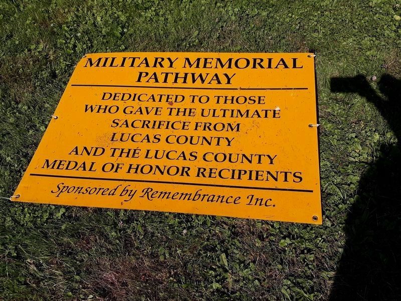 Military Memorial Pathway. Click for full size. Military Memorial Pathway image. Click for full size.