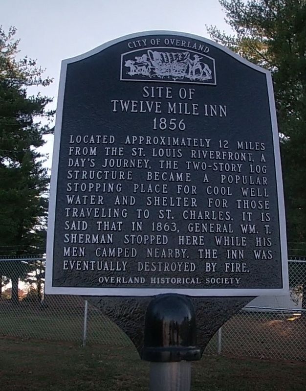 Site of Twelve Mile Inn Marker image. Click for full size.