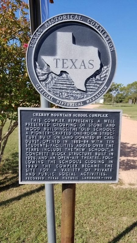 Cherry Mountain School Complex Marker. Click for full size. Cherry Mountain School Complex Marker image. Click for full size.