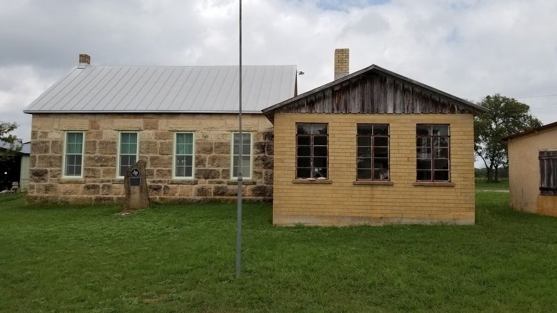 Luckenbach School and Marker. Click for full size. Luckenbach School and Marker image. Click for full size.