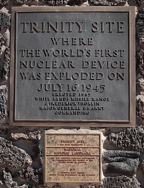 Trinity Site - White Sands National Park (U.S. National Park Service)