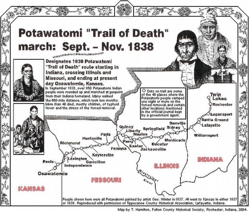 Potawatomi Trail of Death image. Click for full size.