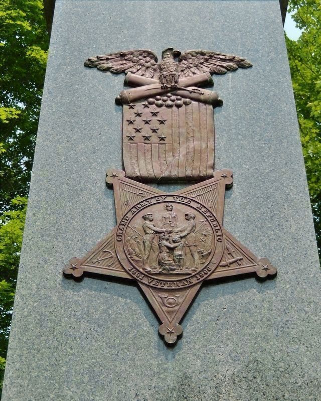 Grand Army of the Republic Medal detail. Click for full size. Grand Army of the Republic Medal detail image. Click for full size.