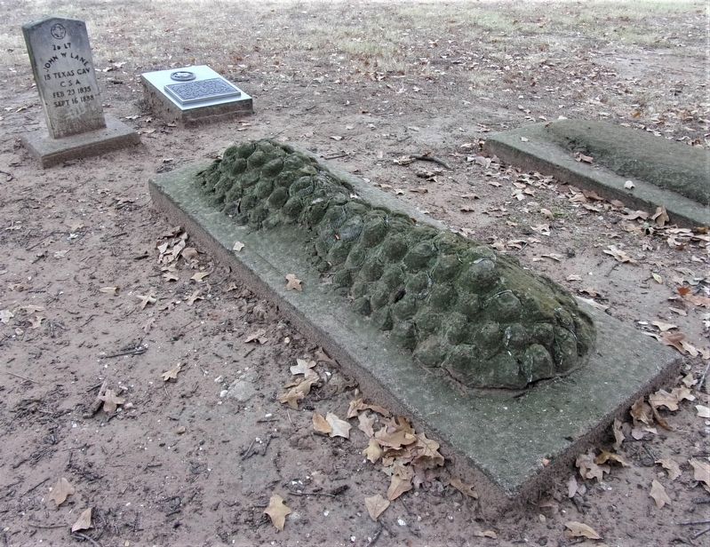 John W. Lane Marker, headstone and grave image. Click for full size.