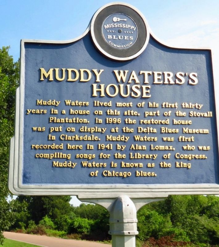 Muddy Waters's House Marker image. Click for full size.