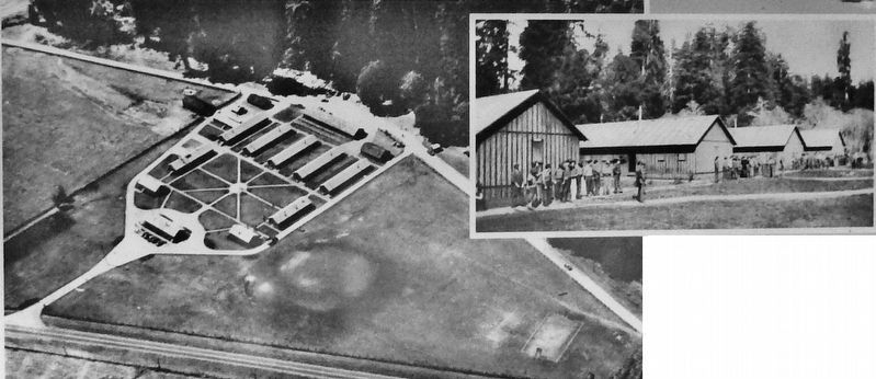 Marker detail: CCC Company 1903 Camp, Prairie Creek image. Click for full size.