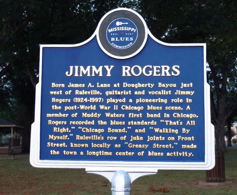 Jimmy Rogers Marker (front) image. Click for full size.