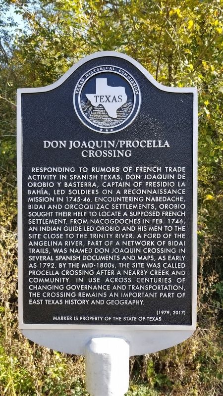 Don Joaquin/Procella Crossing Marker image. Click for full size.
