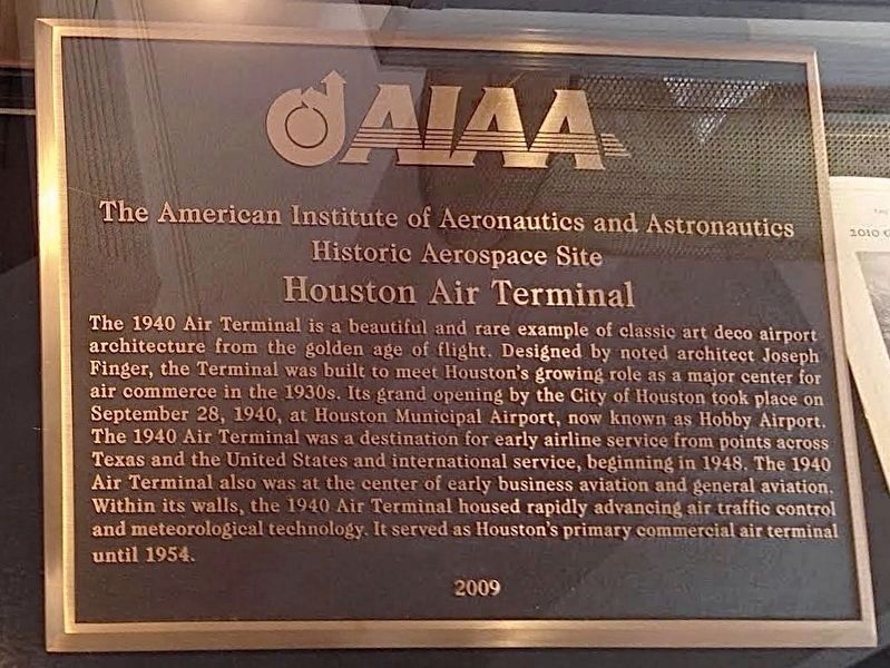 Houston Air Terminal image. Click for full size.