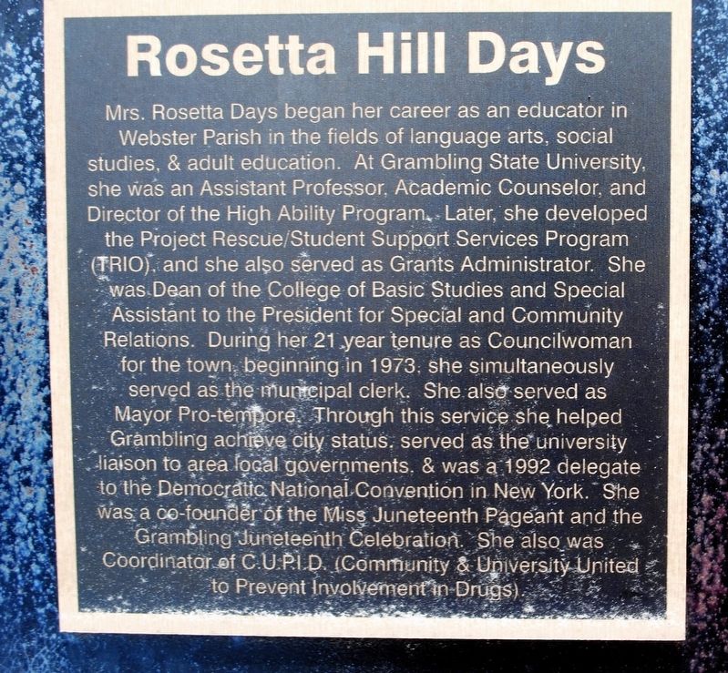 Rosetta Hill Days Marker image. Click for full size.