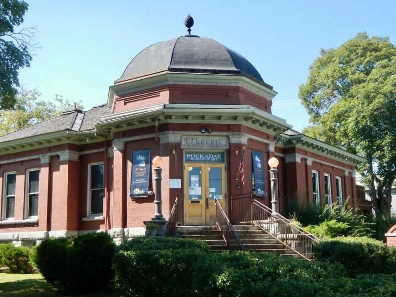 Carnegie Library and Marker image. Click for more information.