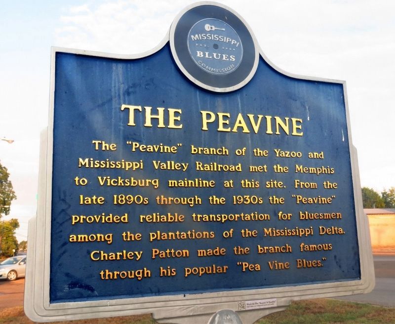The Peavine Marker (Front) image. Click for full size.