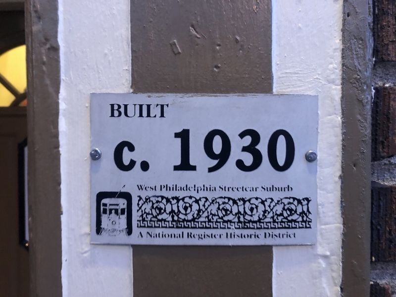 Built c. 1930 Marker image. Click for full size.