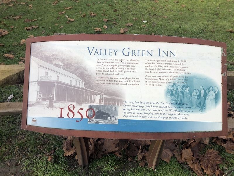 Valley Green Inn Marker image. Click for full size.