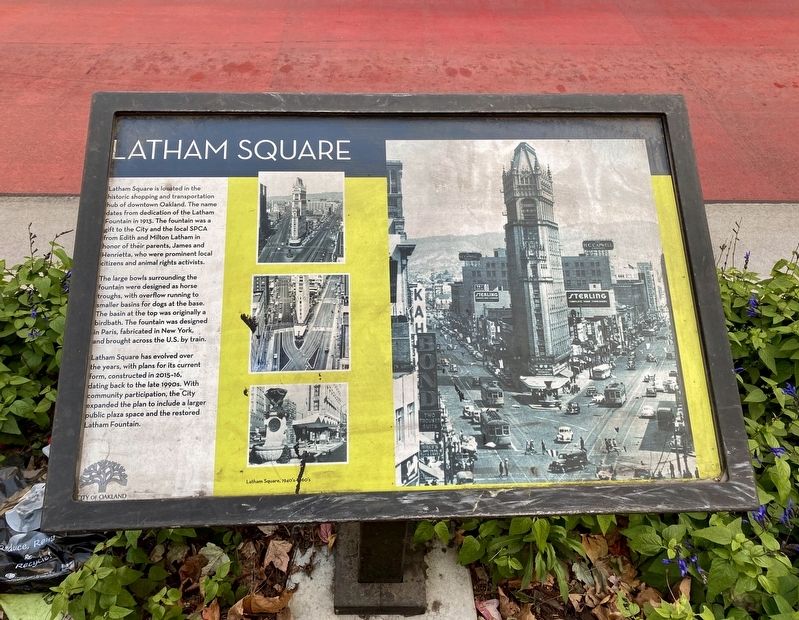 Latham Square Marker image. Click for full size.