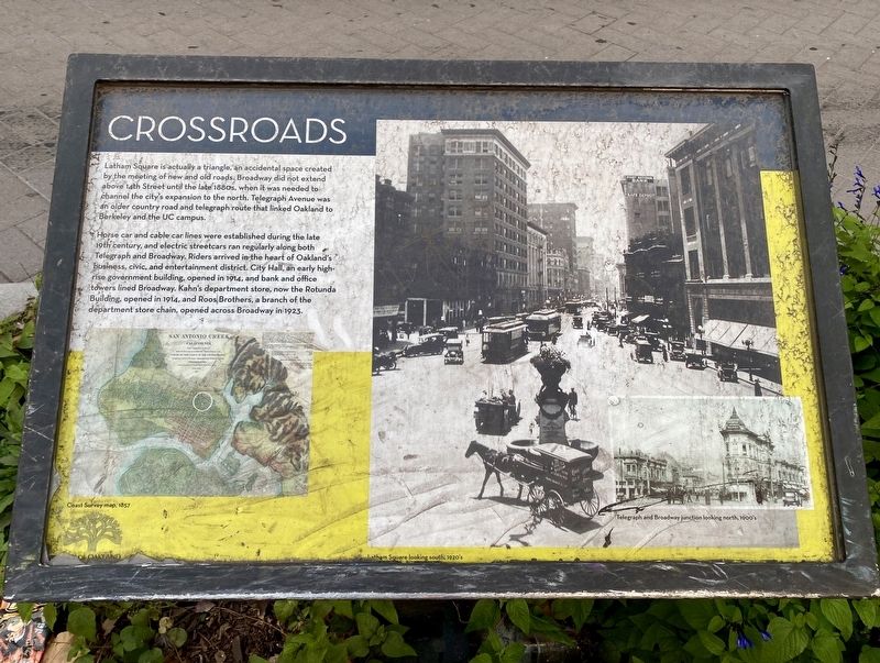 Crossroads Marker image. Click for full size.