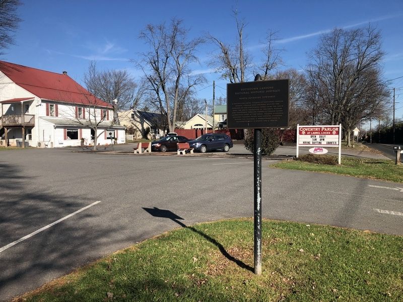 Pottstown Landing National Historic District Marker. Click for full size. Pottstown Landing National Historic District Marker image. Click for full size.