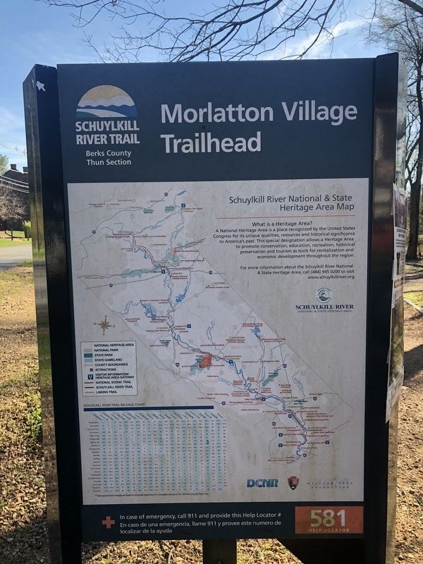 Morlatton Village Trailhead Marker image. Click for full size.