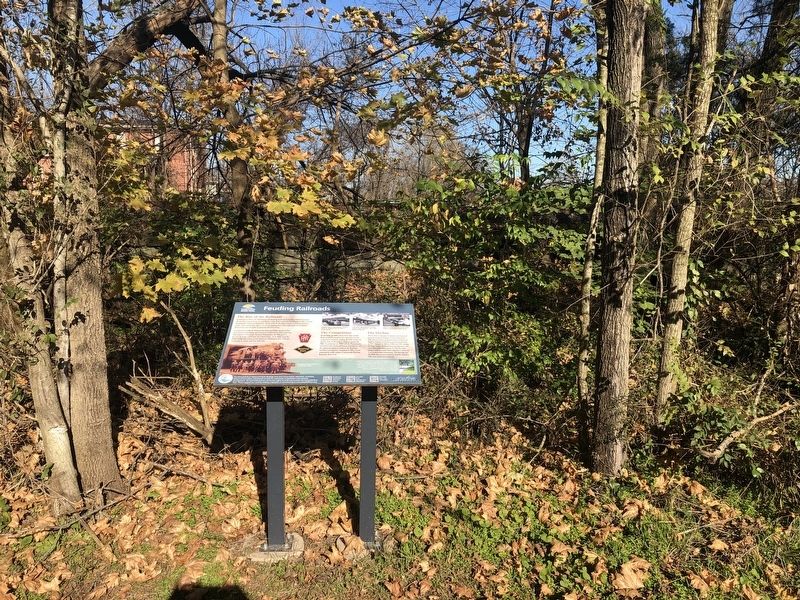 Feuding Railroads Marker image. Click for full size.