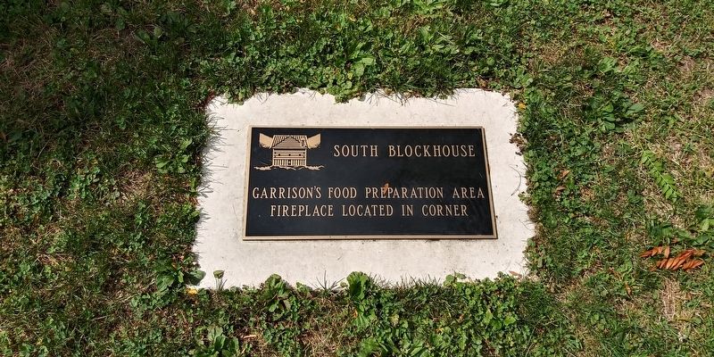 South Blockhouse Marker image. Click for full size.