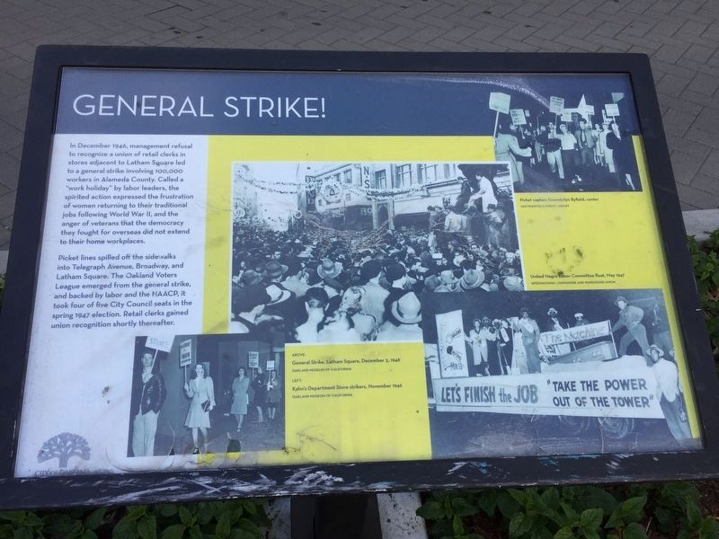 General Strike! Marker image. Click for full size.