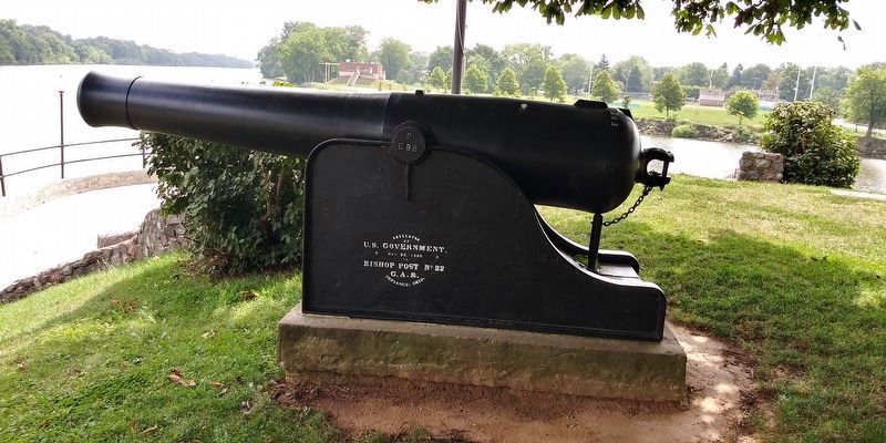 The additional Civil War Cannon newly painted in May 2019 image. Click for full size.