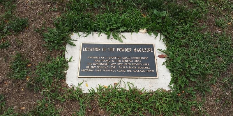 Location Of The Powder Magazine Marker image. Click for full size.
