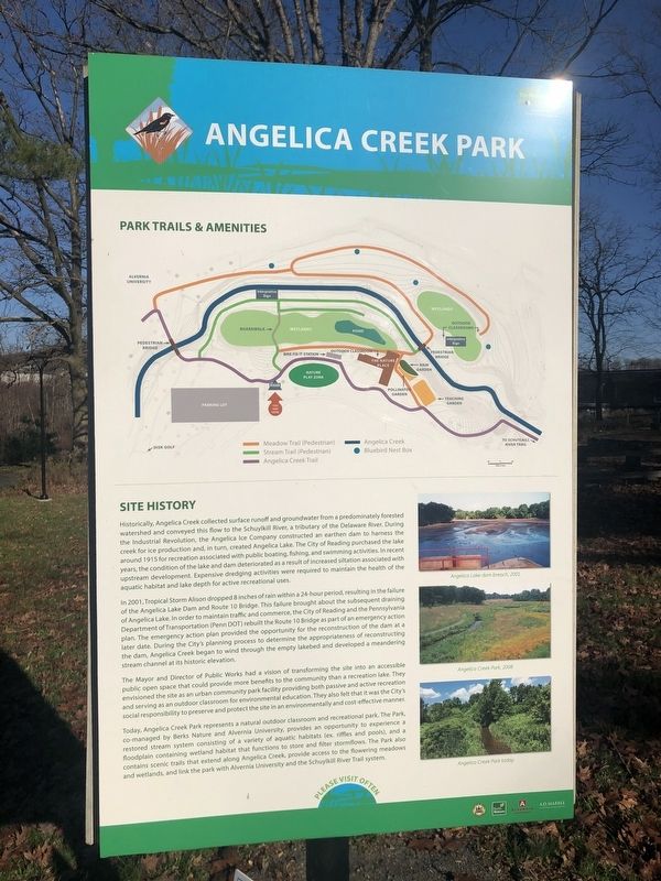 Angelica Creek Park Marker image. Click for full size.