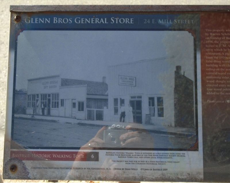 Glenn Bros General Store Marker image. Click for full size.