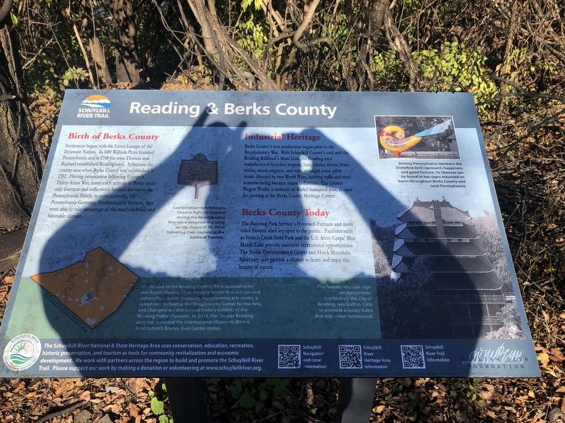 Reading & Berks County Marker image. Click for full size.