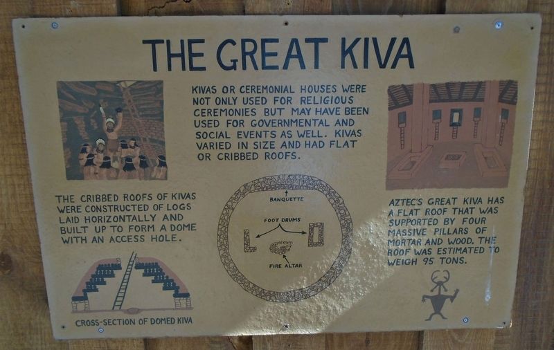The Great Kiva Marker image. Click for full size.