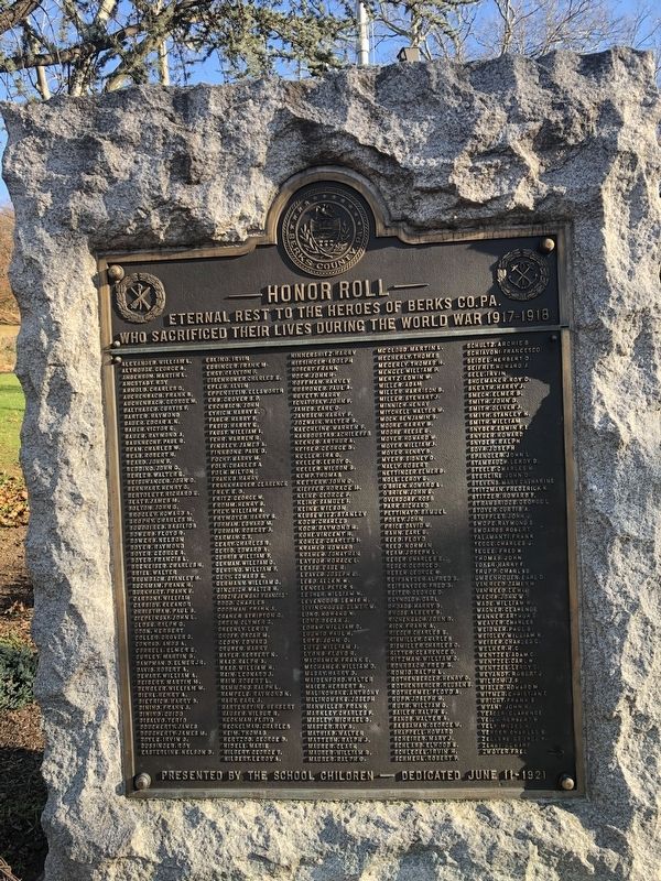 Honor Roll Marker image. Click for full size.