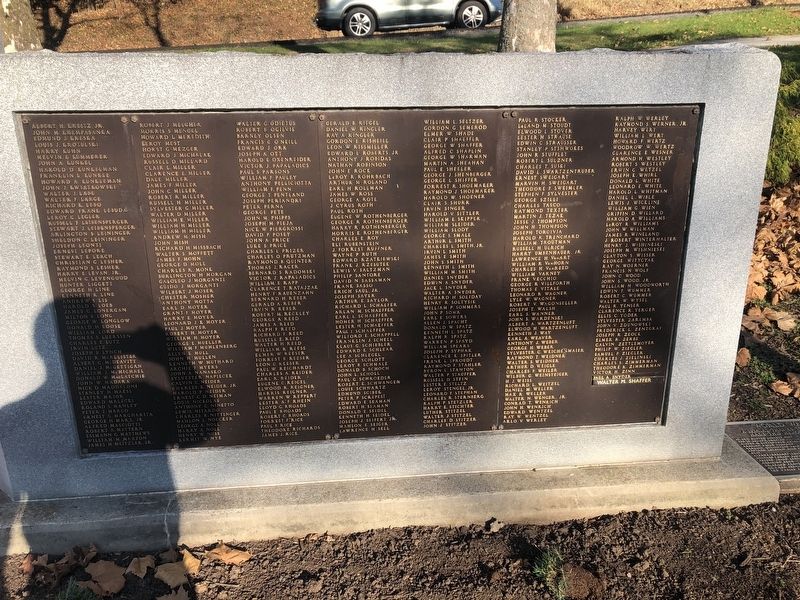 World War II Victory Marker. Click for full size. World War II Victory Marker image. Click for full size.
