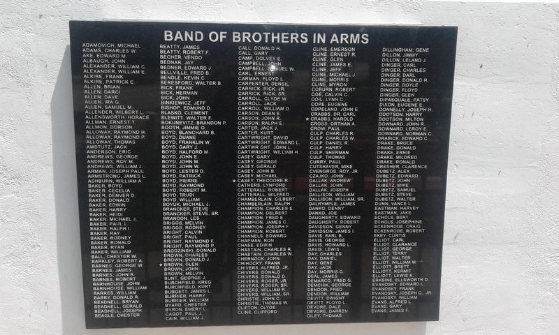 Amsterdam Veterans Memorial image. Click for full size.