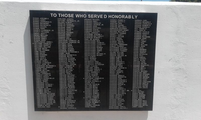 Amsterdam Veterans Memorial image. Click for full size.
