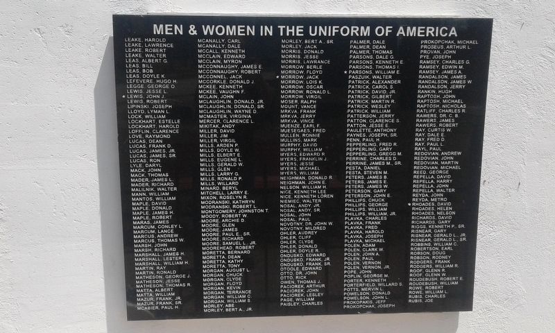 Amsterdam Veterans Memorial image. Click for full size.
