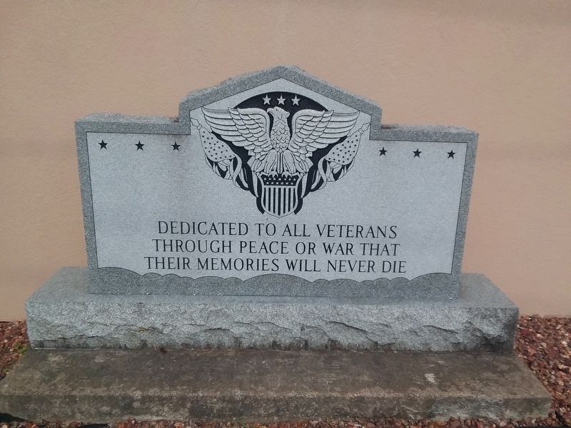 Veterans Memorial. Click for full size. Veterans Memorial image. Click for full size.