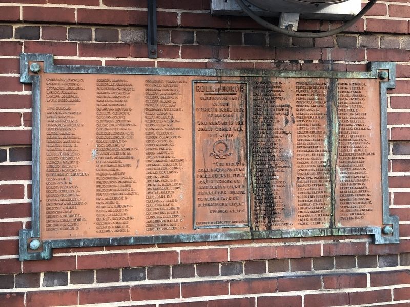 Roll of Honor Marker. Click for full size. Roll of Honor Marker image. Click for full size.