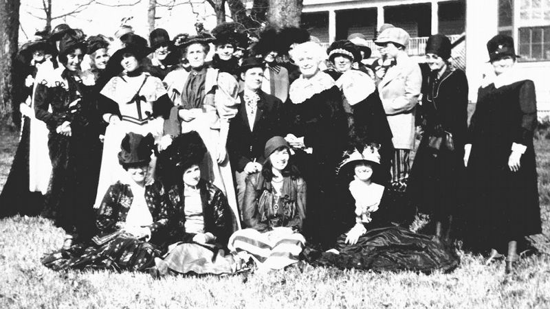The Huntsville League for Women's Suffrage. Click for full size. The Huntsville League for Women's Suffrage image. Click for full size.
