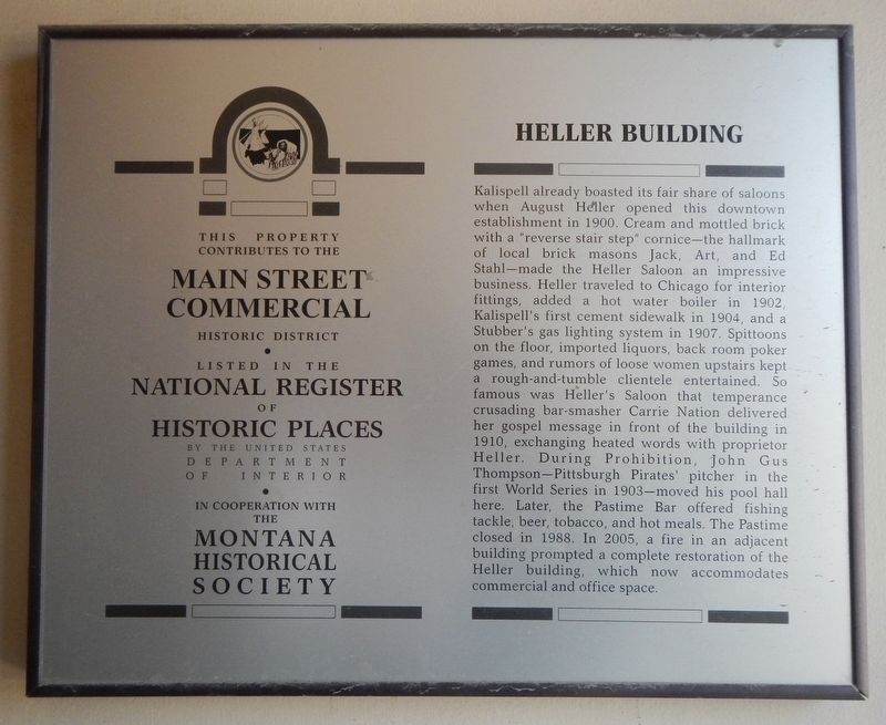 Heller Building Marker image. Click for full size.