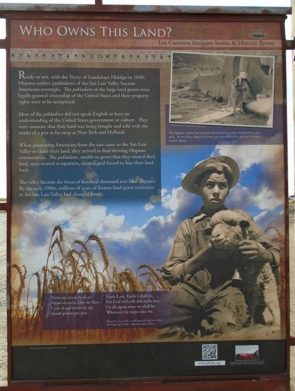 Who Owns This Land? Marker image. Click for full size.