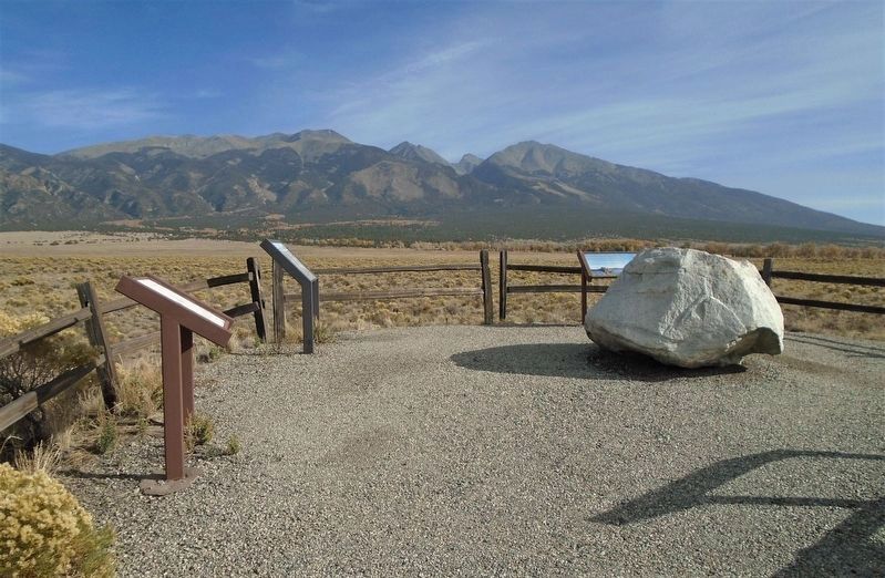 Understanding the Great Sand Dunes System: the Sand Sheet Marker image. Click for full size.