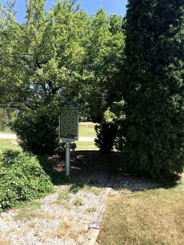 Bay Port Fishing District Marker image. Click for full size.