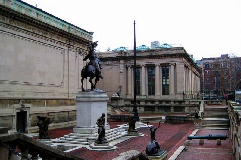 Audubon Terrace central courtyard. Click for full size. Audubon Terrace central courtyard image. Click for full size.