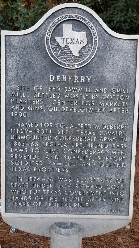 DeBerry Marker image. Click for full size.