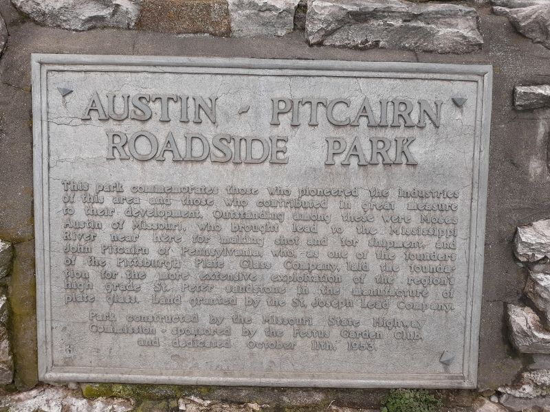 Austin-Pitcairn Roadside Park Marker image. Click for full size.